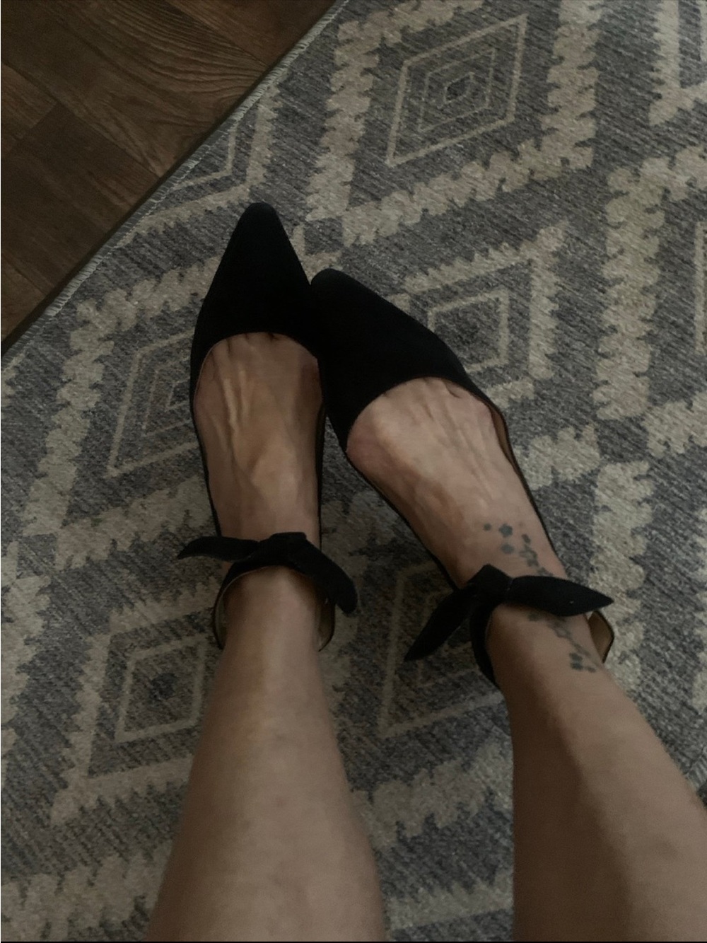 Ivanka Trump Ankle Strap Flats